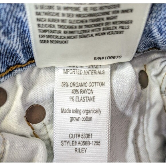 AGOLDE Womens Riley High Rise Straight Crop Jeans Size 24 - Picture 8 of 9